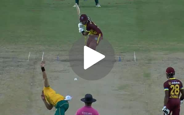 [Watch] Smooth As A Butter! Shai Hope's Elegant Six Stuns South Africa In 1st T20I